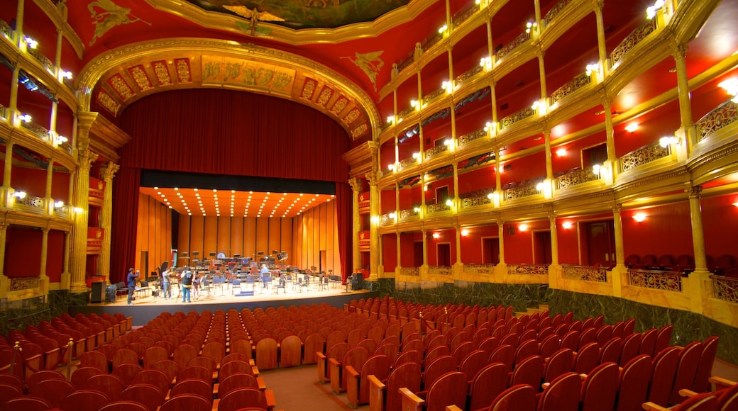 Degollado Theater which includes interior views and theater scenes