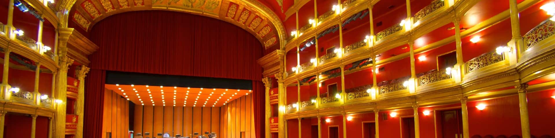 Degollado Theater which includes interior views and theater scenes