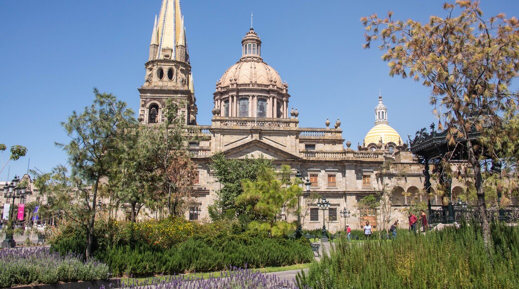 The beautiful Guadalajara Cathedral in the historic center, Guadalajara, Jalisco, Mexico