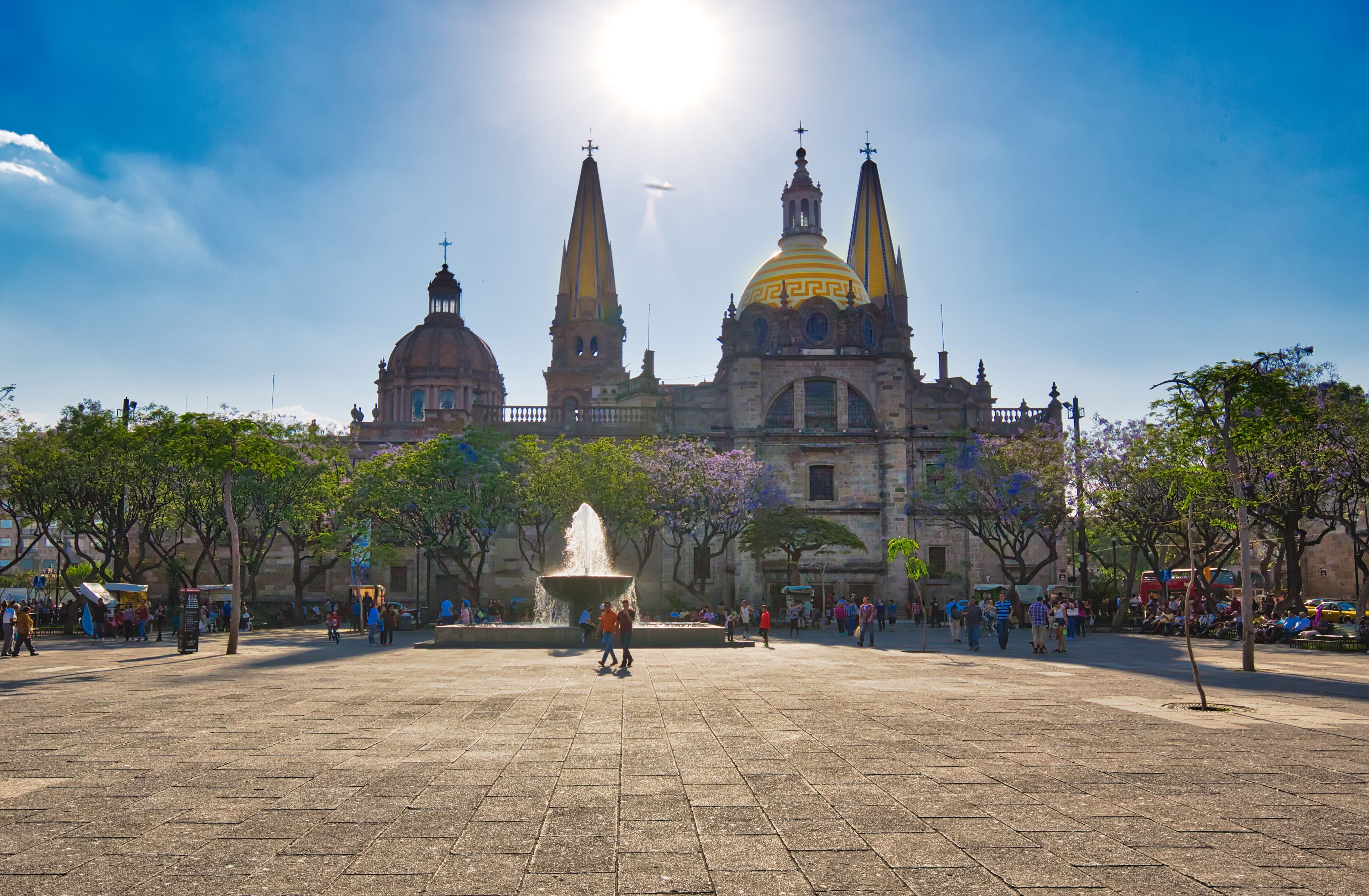 Guadalajara, Mexico-April 14, 2018: Liberation Square