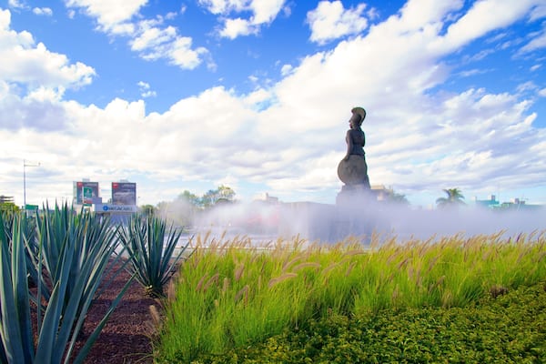 ラ ミネルヴァ フィーチャー 像あるいは彫刻 と 庭園