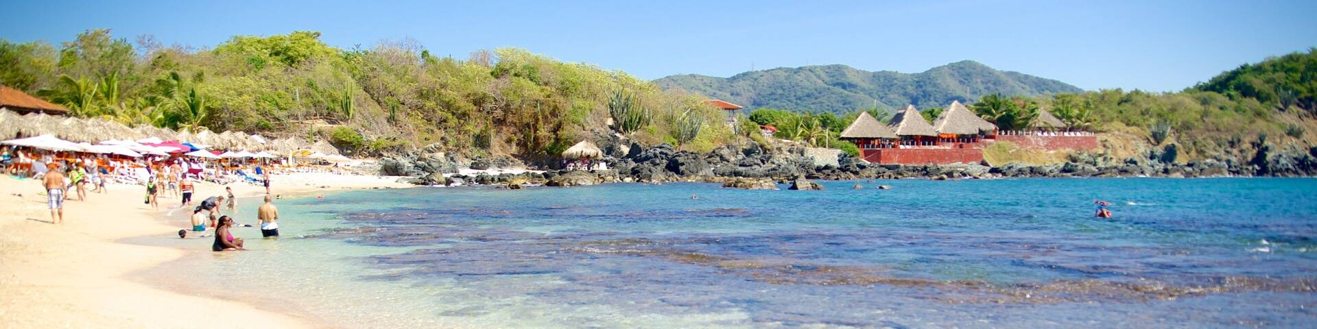 Isla Ixtapa que incluye una playa