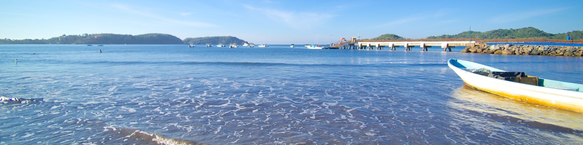 Linda Beach which includes landscape views and a sandy beach