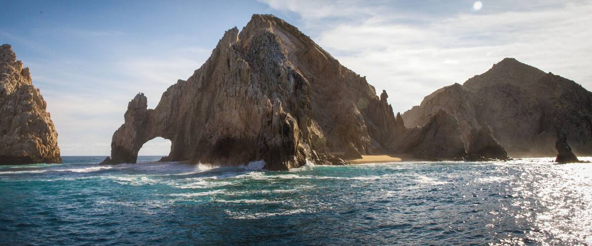 El Arco at Sunset in Los Cabos Mexico