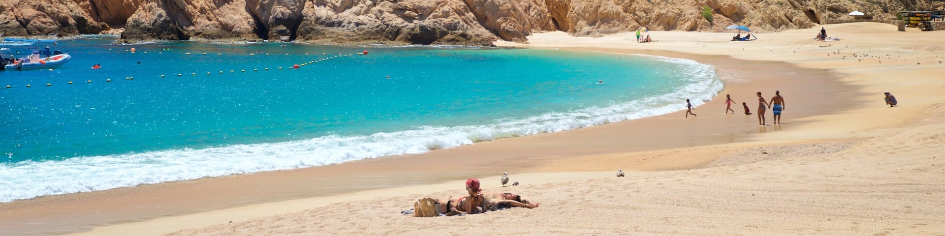 Santa Maria Beach showing a beach and general coastal views