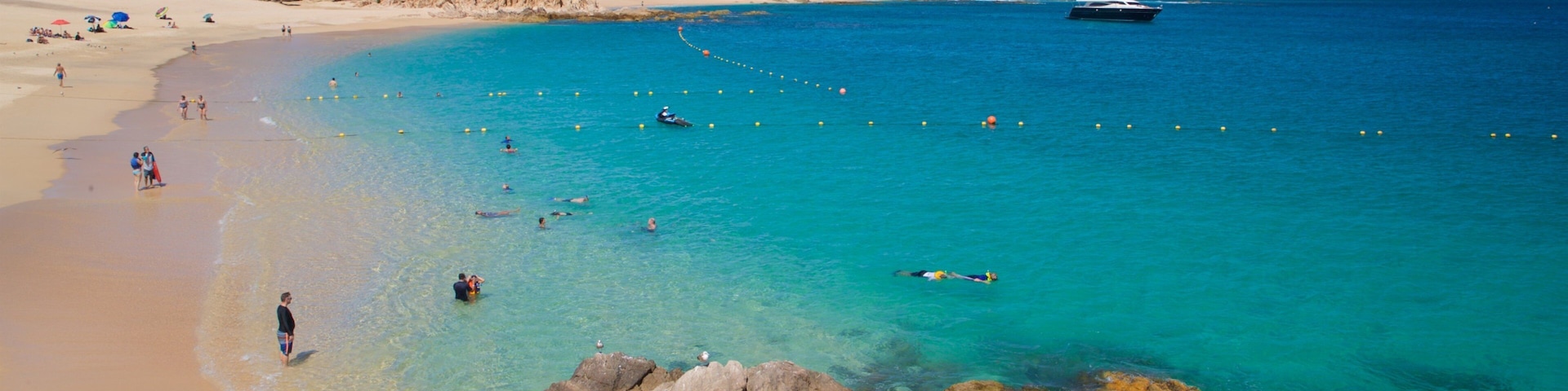 Chileno Beach showing a beach, general coastal views and landscape views