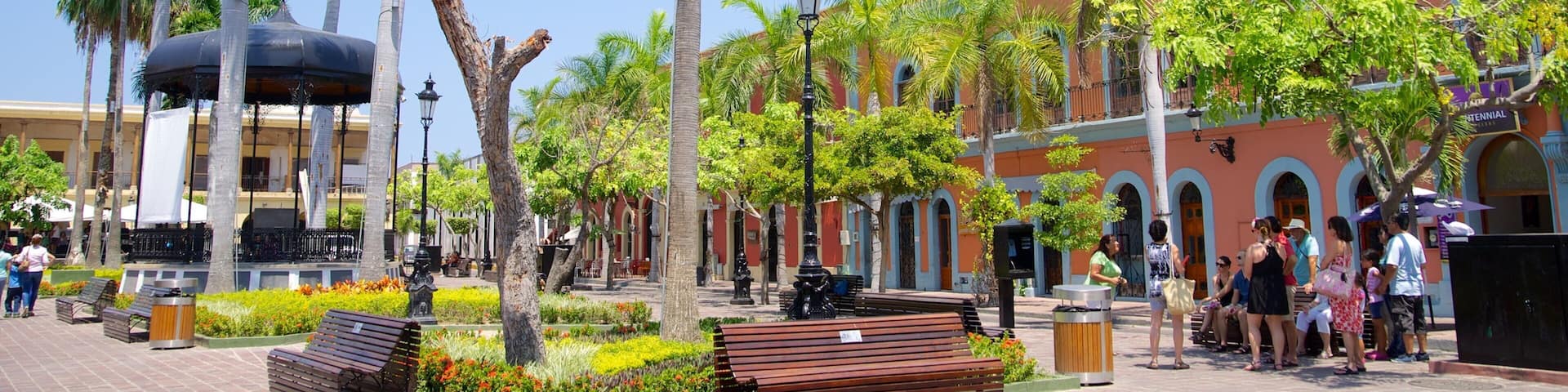 Plaza Machado showing a square or plaza