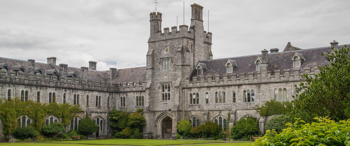 University College Cork showing heritage architecture and chateau or palace
