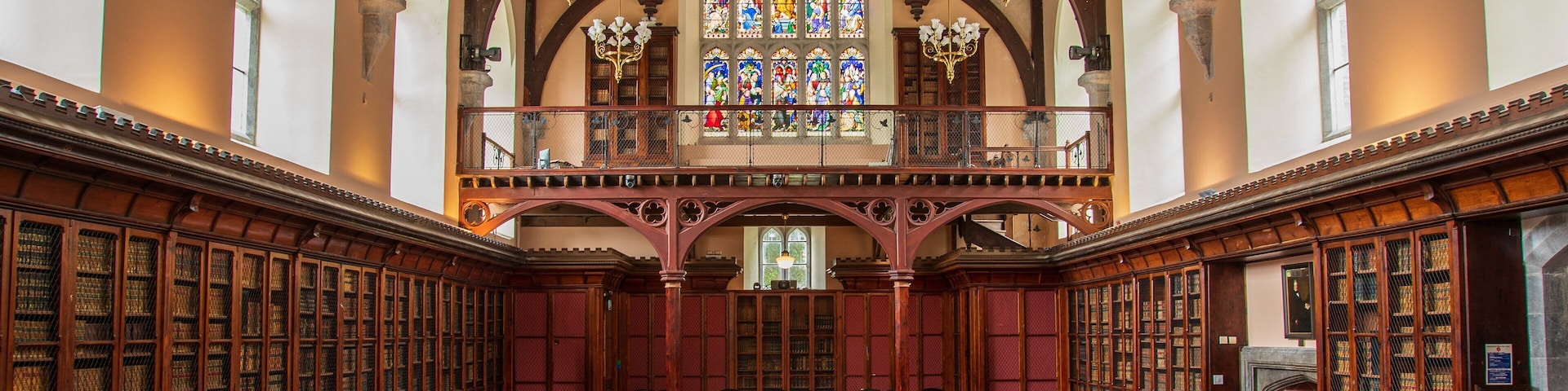 University College Cork which includes interior views, heritage elements and a church or cathedral