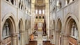 St. Finbarr\'s Cathedral showing religious aspects, a church or cathedral and interior views
