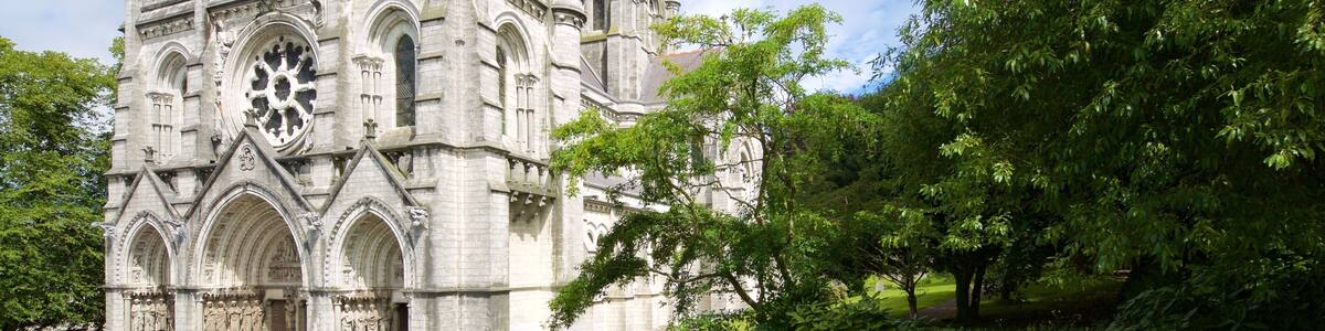 St. Finbarr\'s Cathedral which includes a church or cathedral, heritage architecture and religious aspects