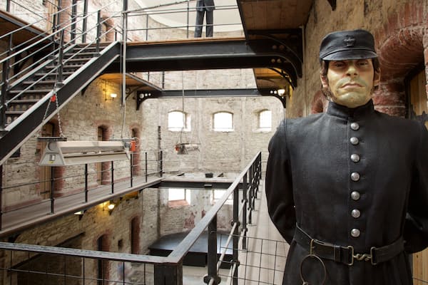Cork City Gaol Heritage Centre mit einem VerwaltungsgebÀude, Geschichtliches und historische Architektur