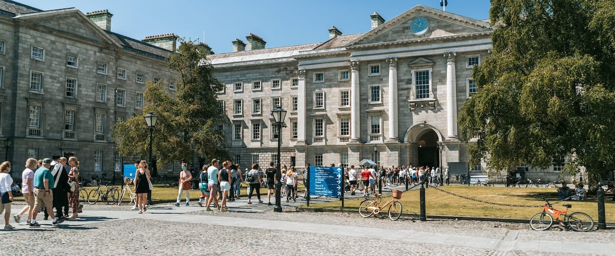 The Book of Kells showing heritage architecture and street scenes