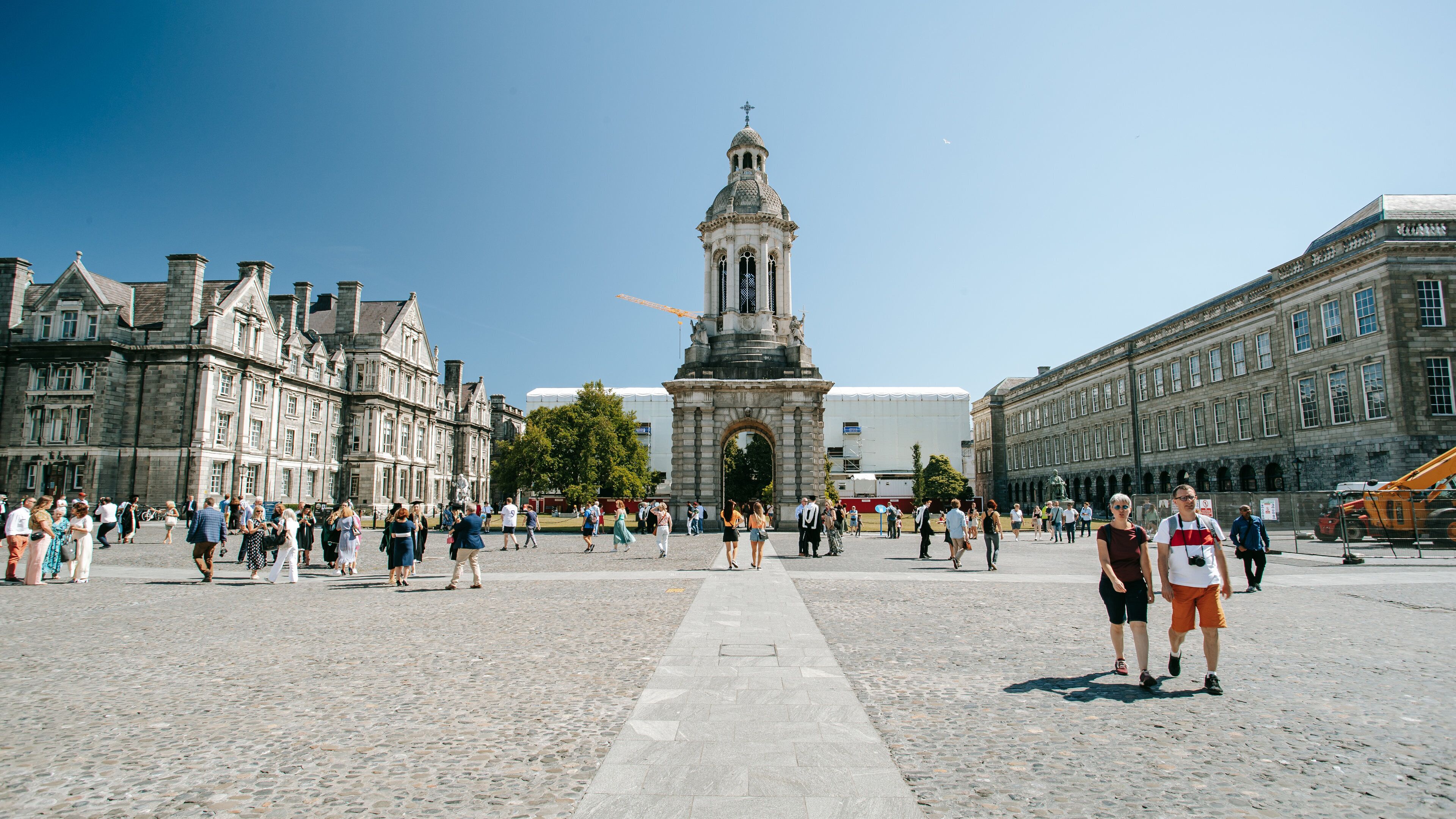 The Book of Kells featuring street scenes, a square or plaza and heritage architecture