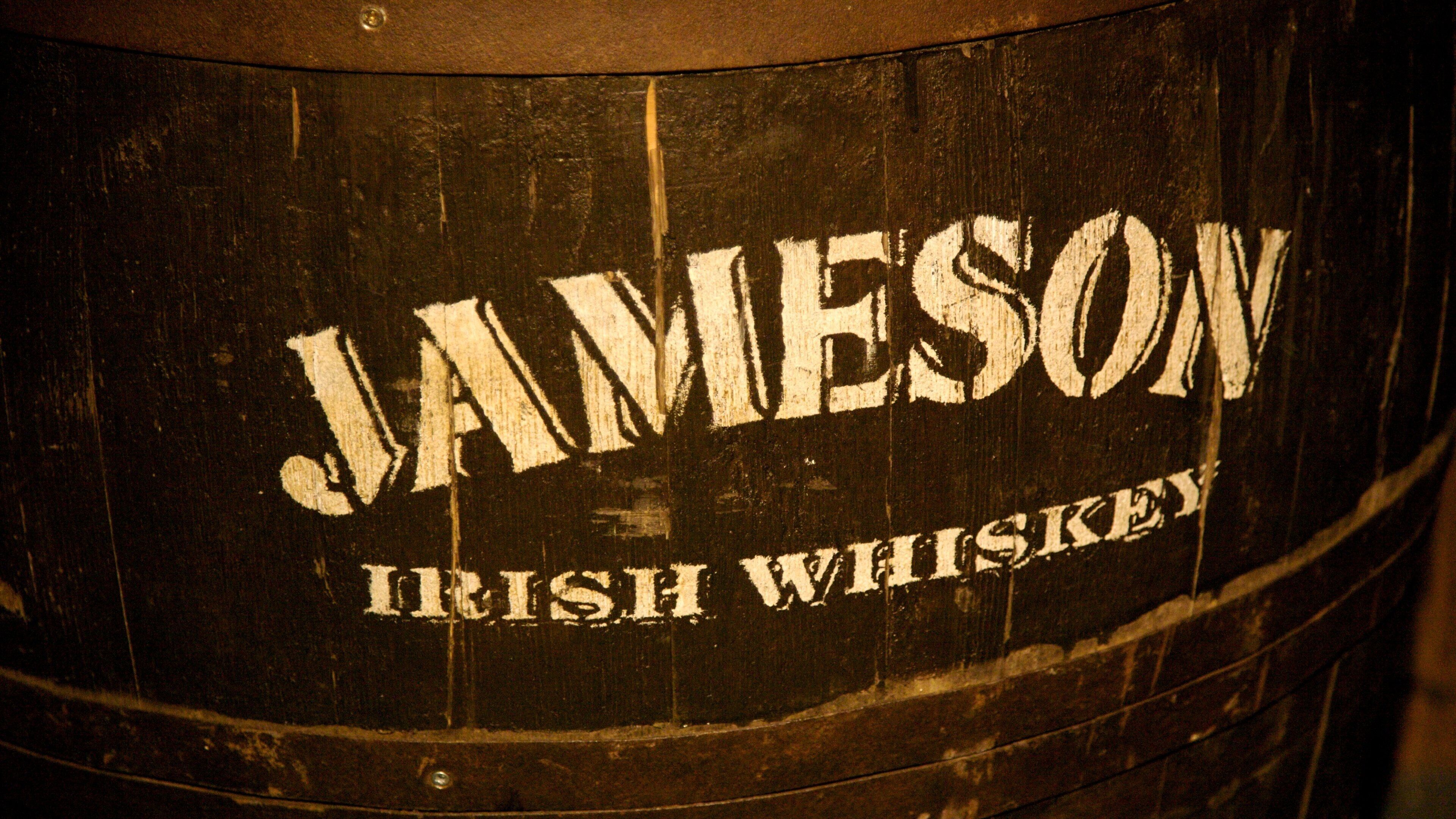 Old Jameson Distillery featuring signage
