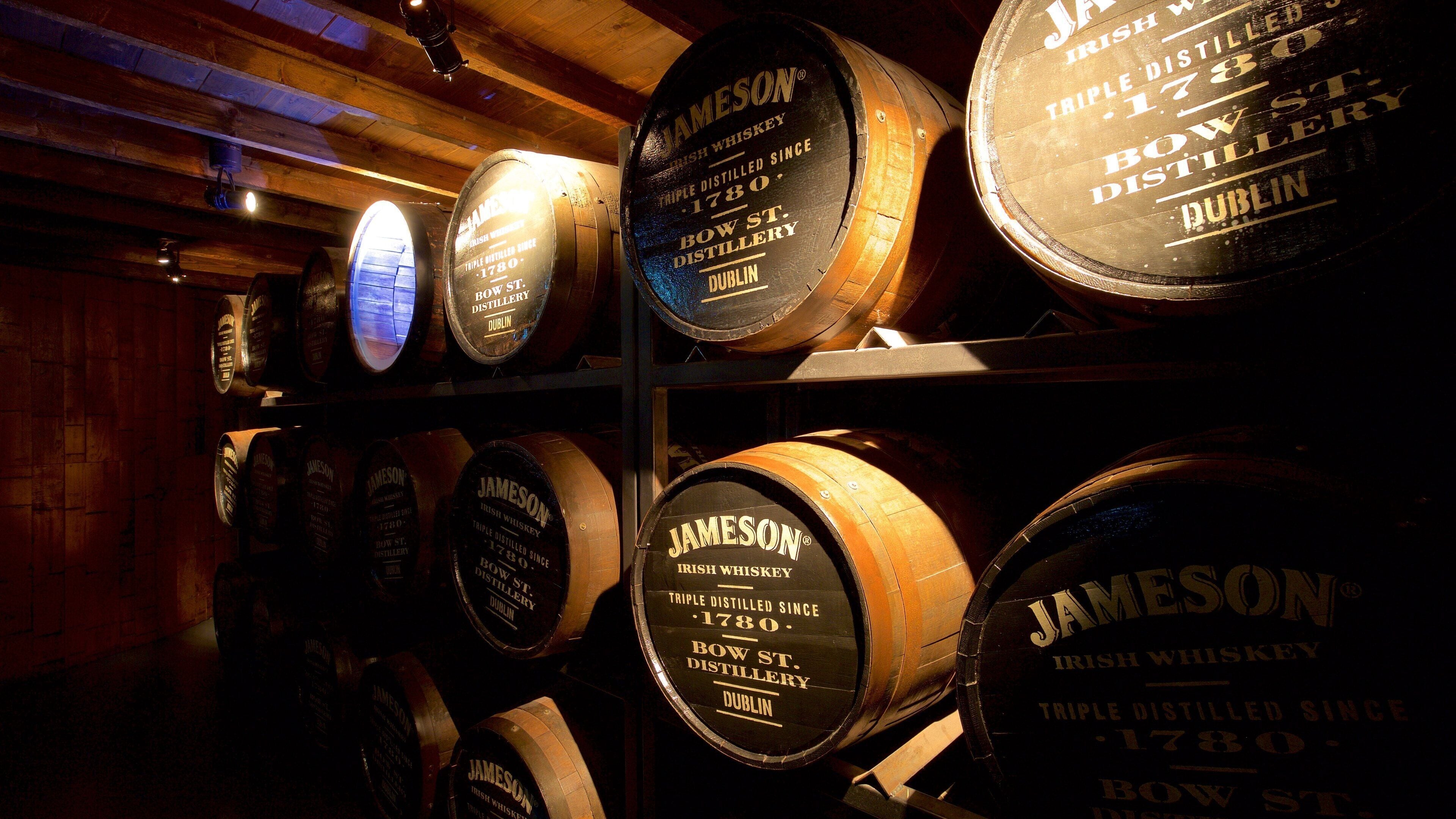 Old Jameson Distillery which includes interior views and heritage elements
