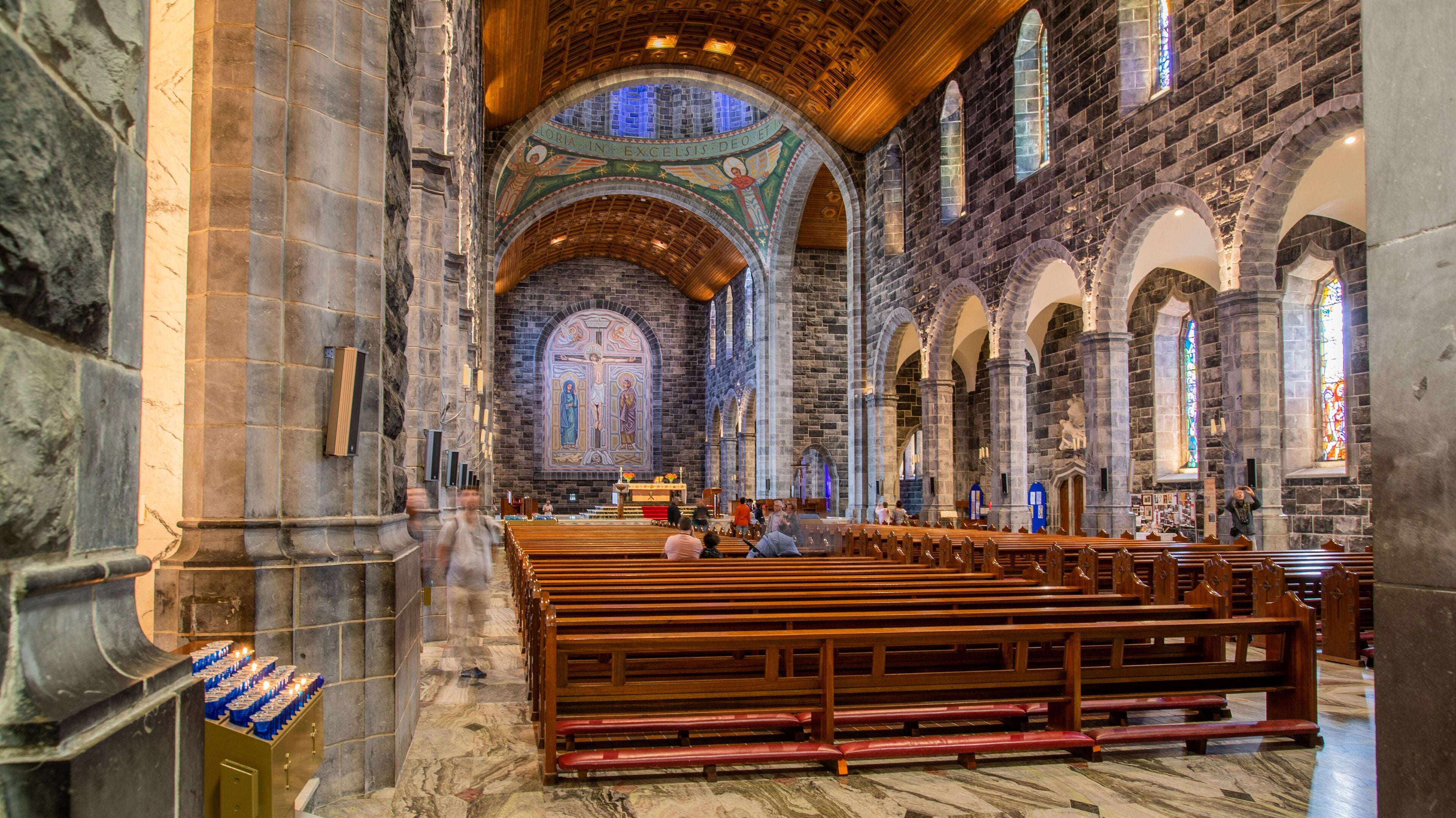 Galway Cathedral which includes a church or cathedral, interior views and heritage elements