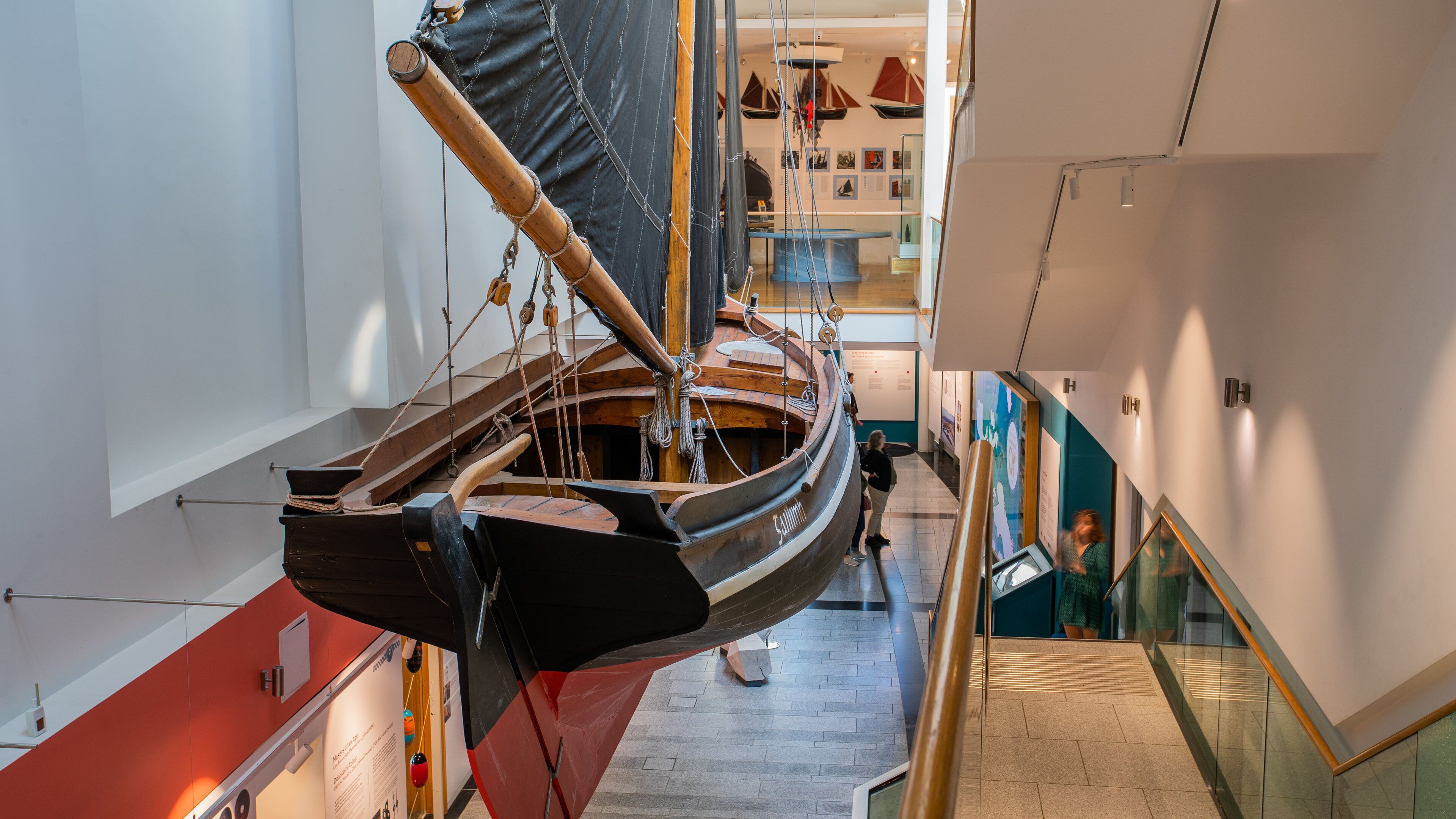 Galway City Museum showing interior views