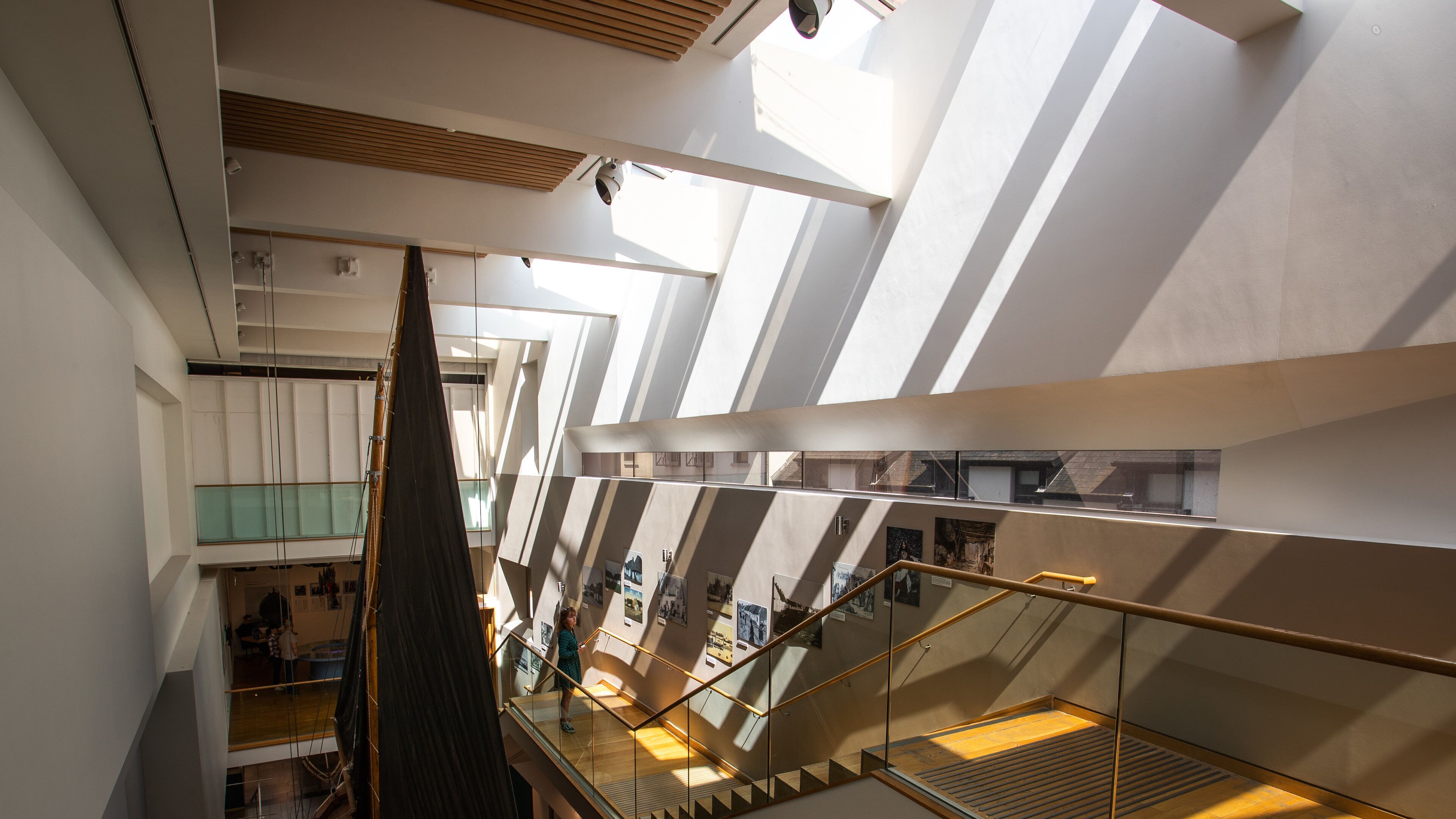 Galway City Museum featuring interior views