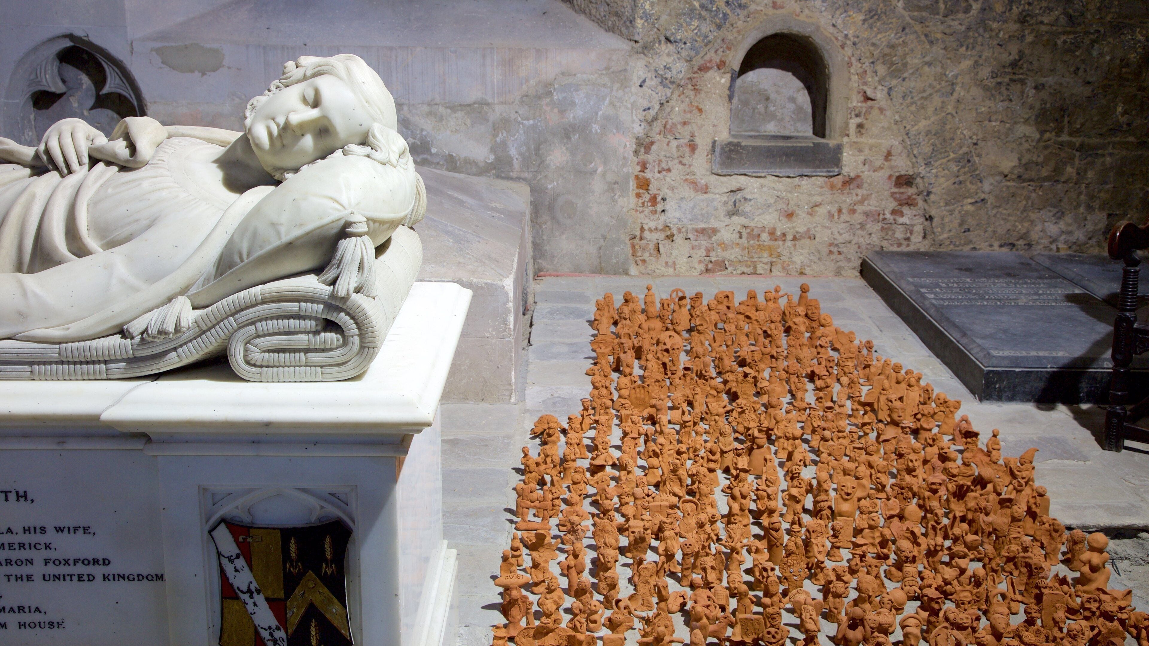 St. Mary\'s Cathedral which includes a church or cathedral, a statue or sculpture and interior views