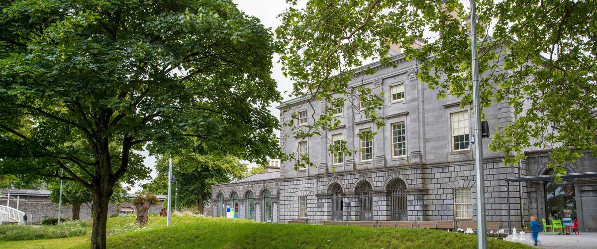 Hunt Museum featuring a park and heritage architecture