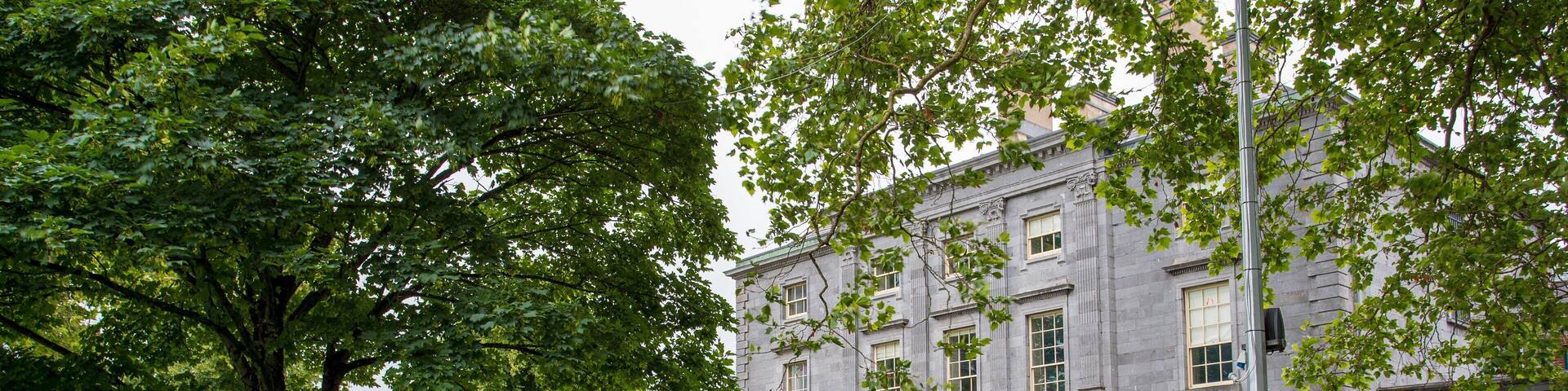 Hunt Museum featuring a park and heritage architecture