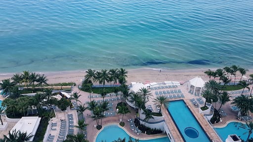 Balcony views from the Diplomat Beach Resort are to die for. It's worth upgrading to an oceanfront room. #BVSBlue
