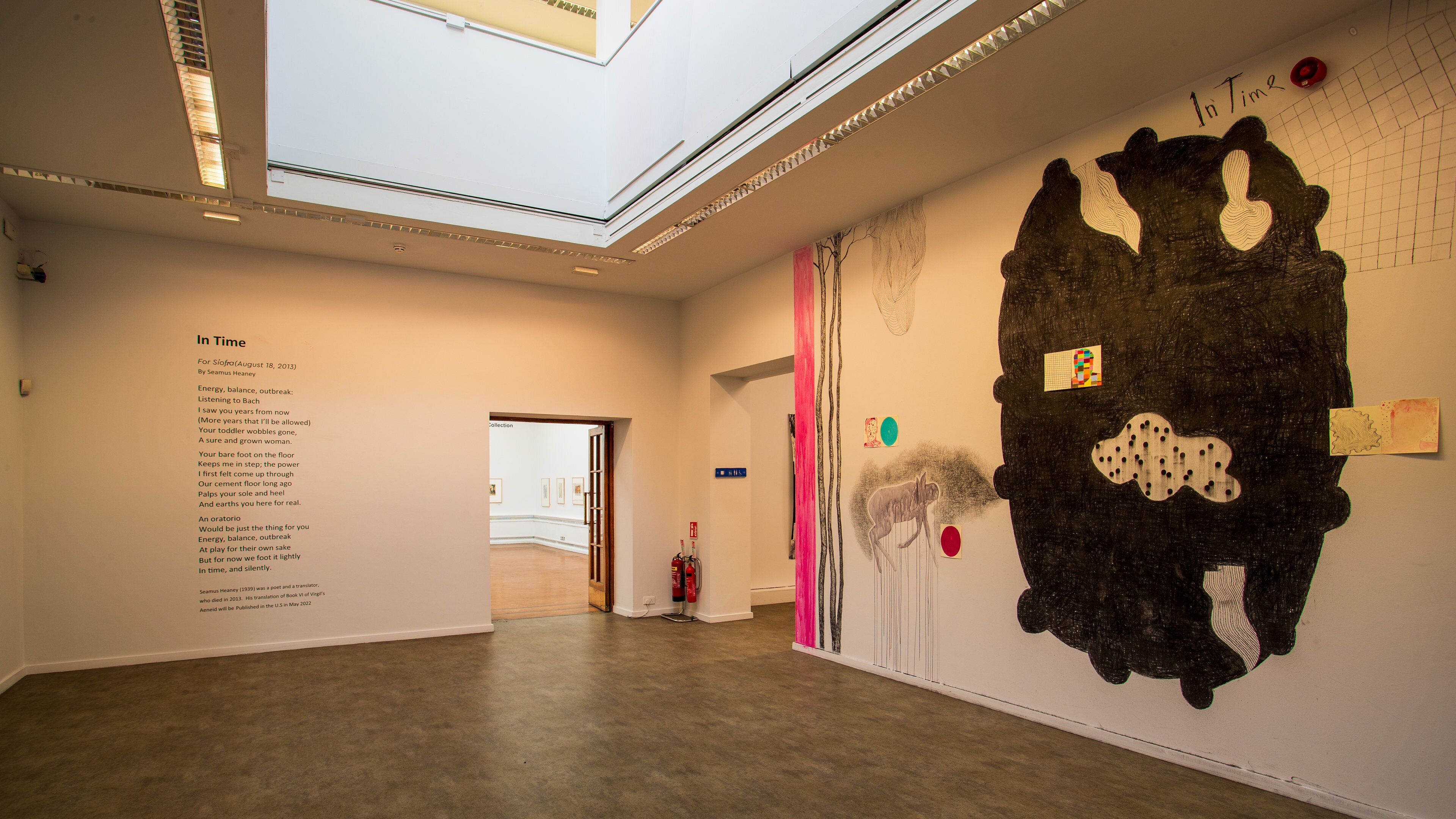 Limerick City Gallery of Art featuring art and interior views