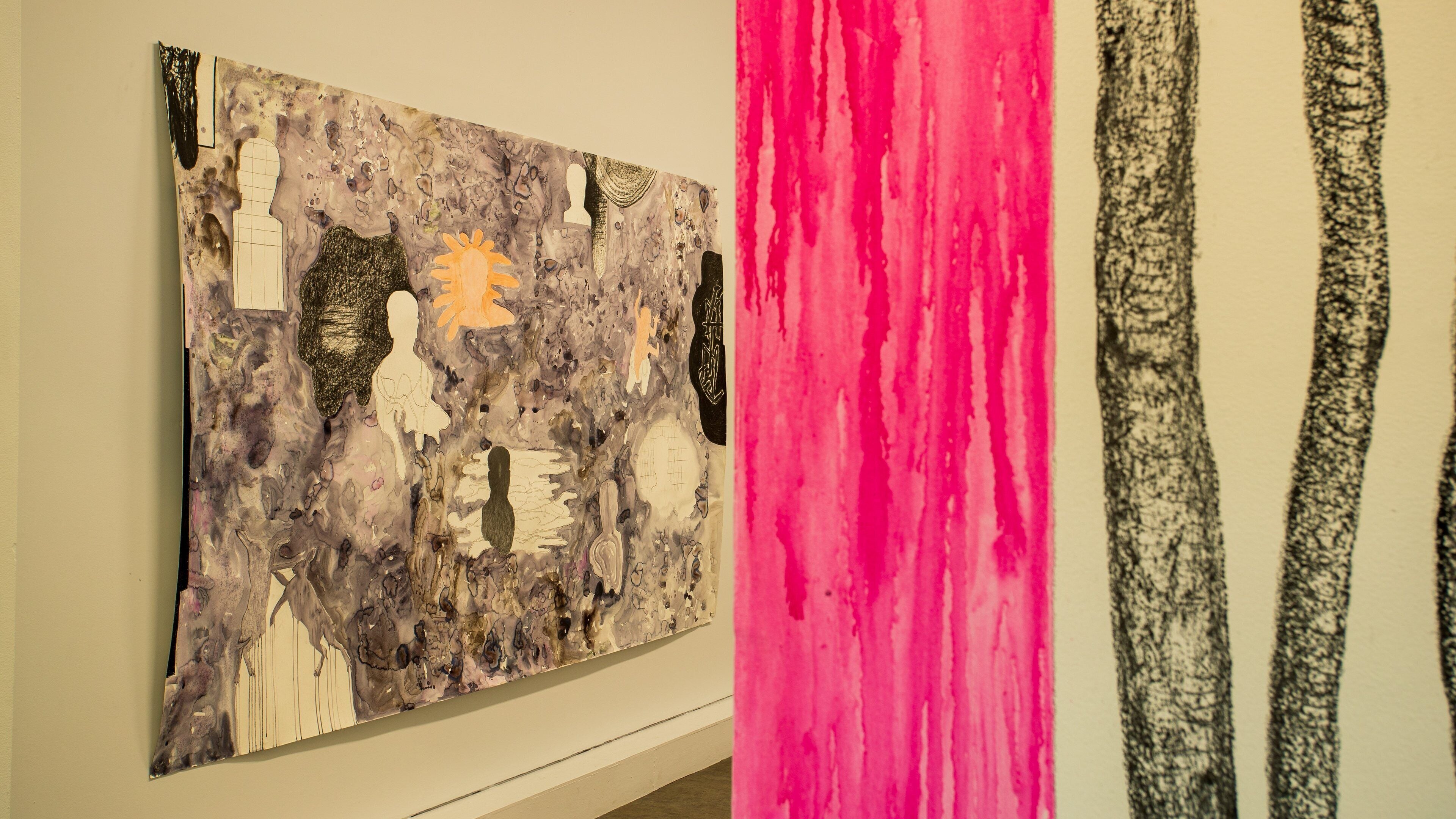 Limerick City Gallery of Art showing interior views and art