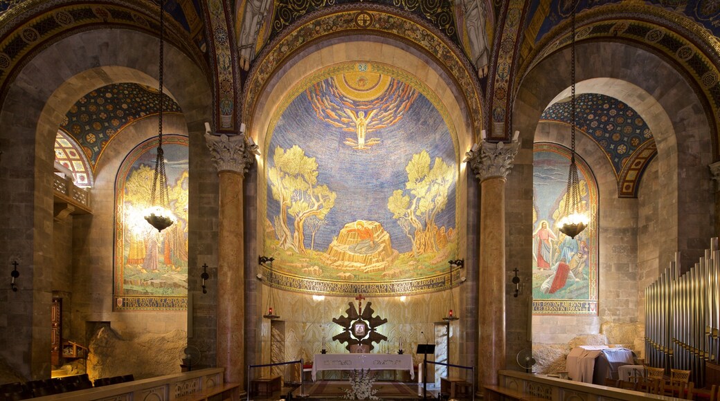 Iglesia de Todas las Naciones mostrando una iglesia o catedral, elementos patrimoniales y elementos religiosos