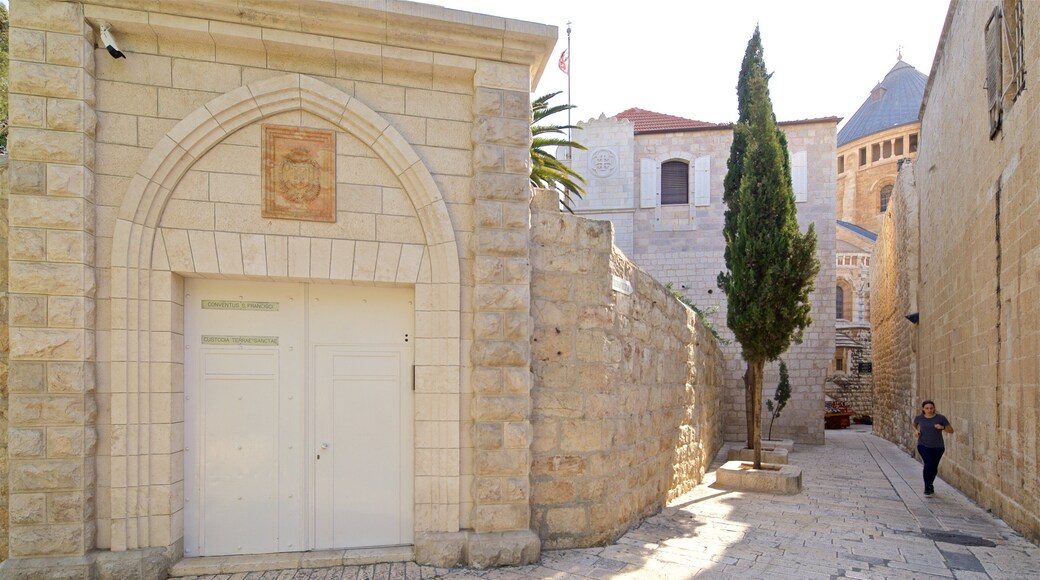 Abbaye de la Dormition mettant en vedette scènes de rue, patrimoine historique et ville