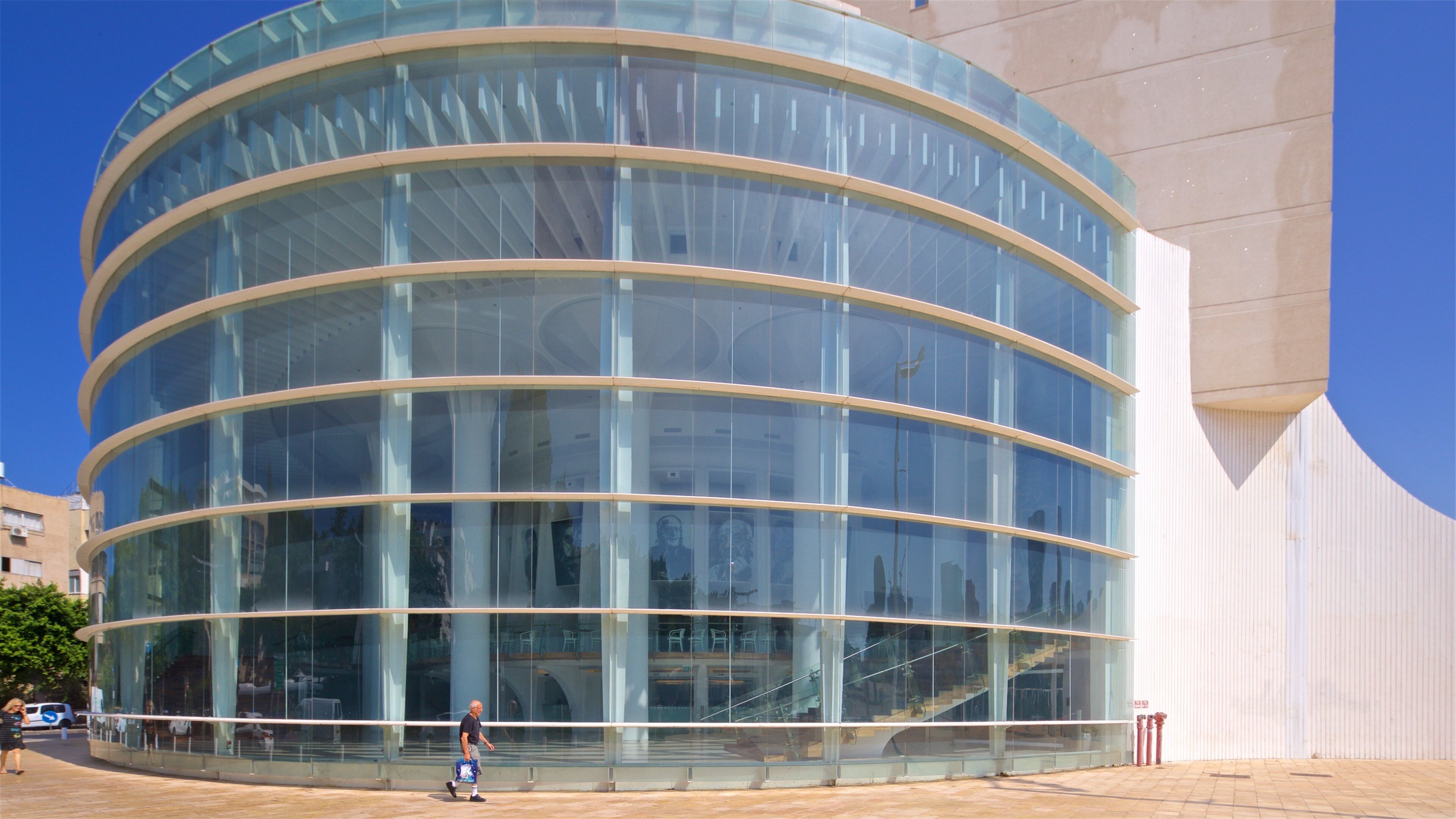 Habima Theatre showing modern architecture