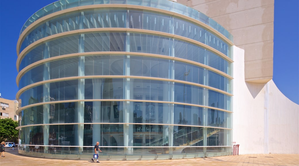 Habima Theatre showing modern architecture