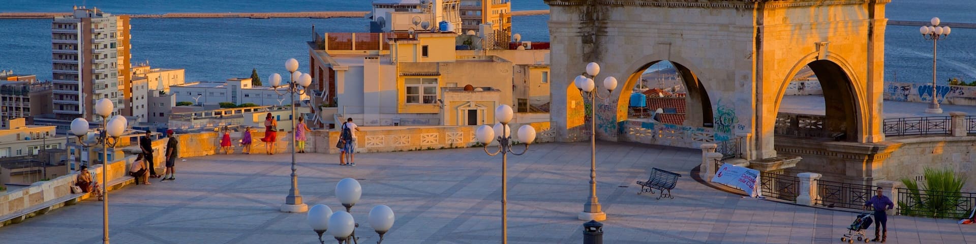 Bastion of Saint Remy featuring a coastal town, a square or plaza and general coastal views