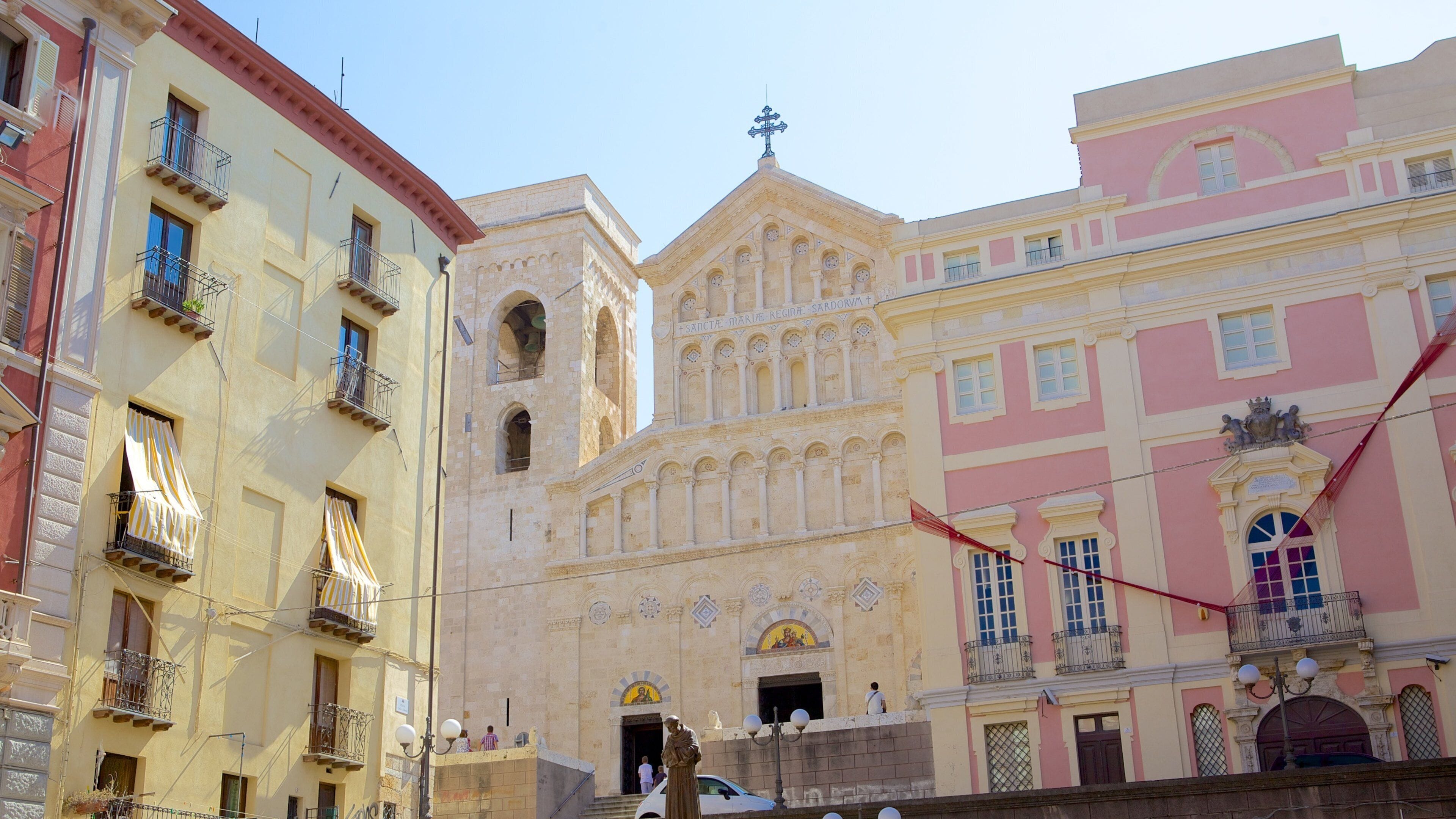 Cagliari Cathedral showing a church or cathedral, religious elements and heritage architecture