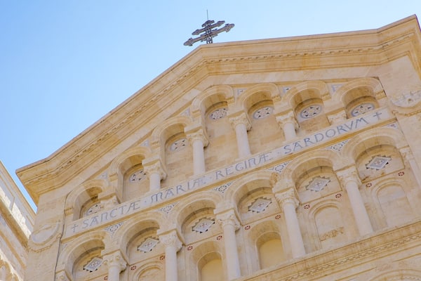 Cagliari Cathedral showing heritage architecture, religious aspects and a church or cathedral