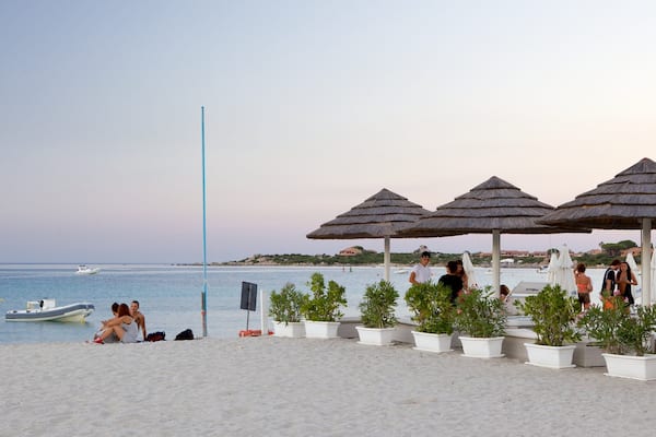 La Marinella Beach featuring landscape views, a sandy beach and boating