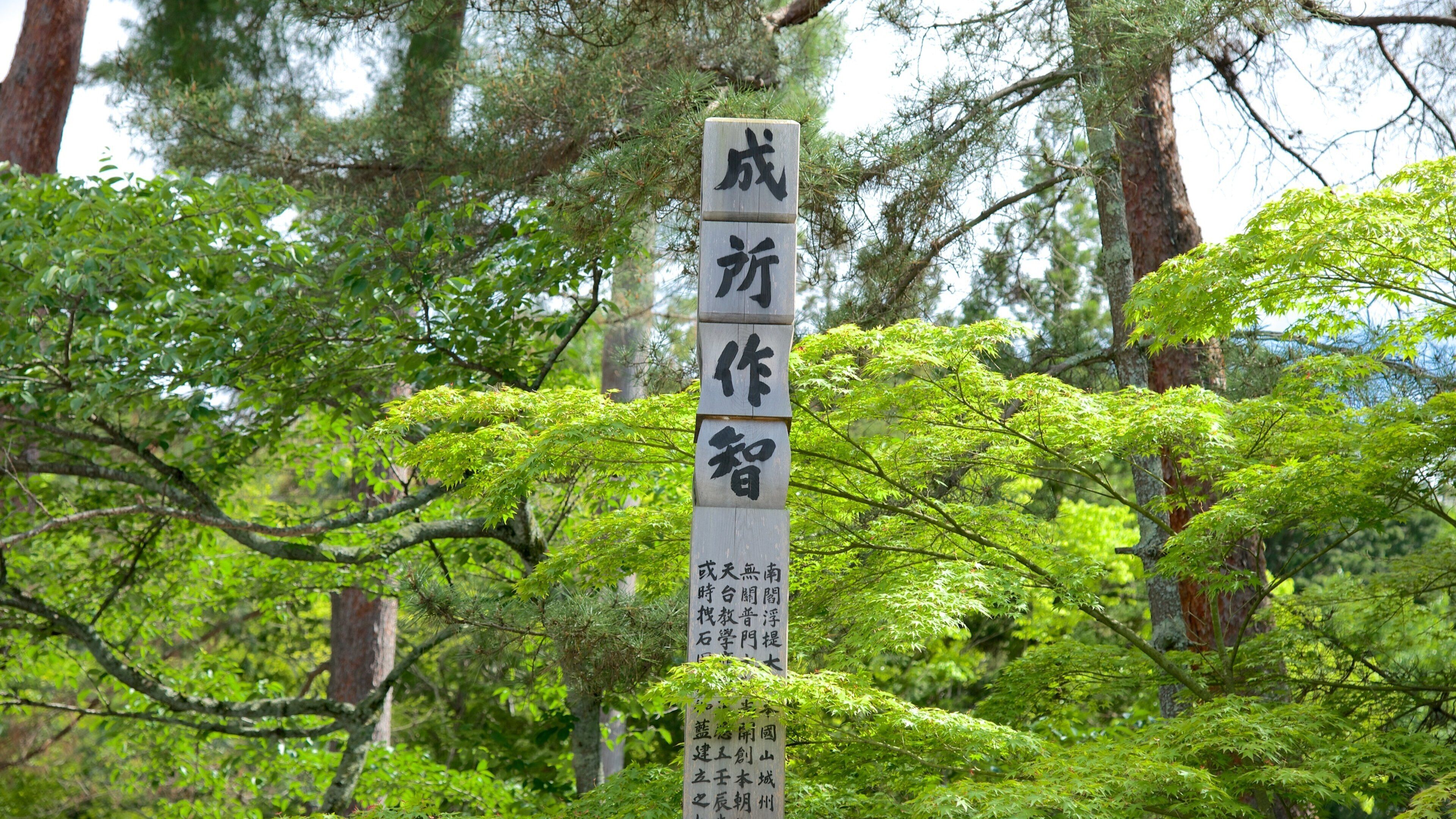 Nanzenji Temple which includes religious aspects and signage
