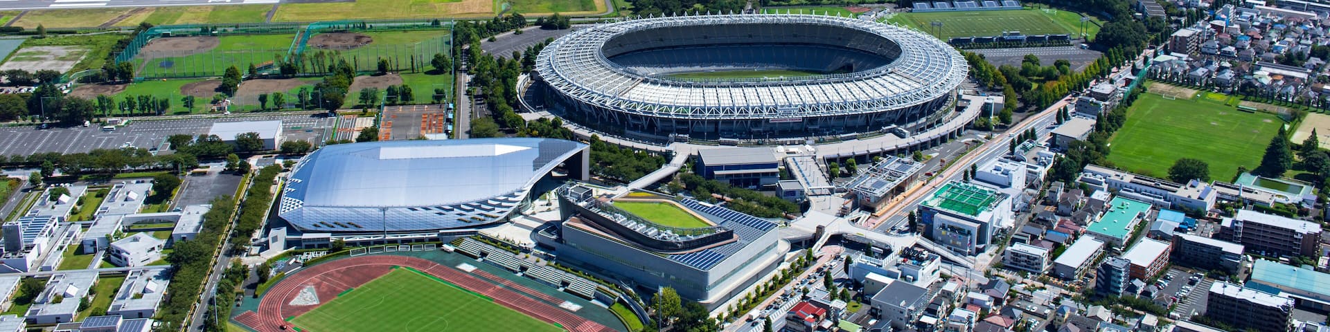 武蔵野の森総合スポーツプラザ、東京スタジアム
空撮・2020撮影