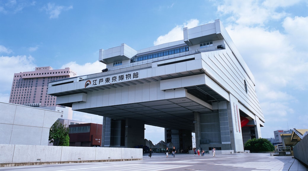 AN2N7C Exterior of Edo Tokyo Museum Tokyo Japan
