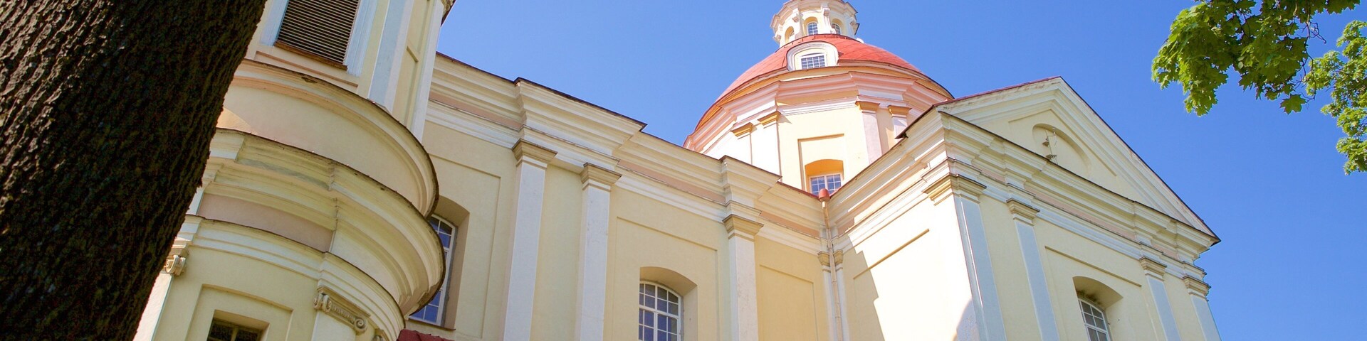 Iglesia de San Pedro y San Pablo ofreciendo elementos patrimoniales y una iglesia o catedral