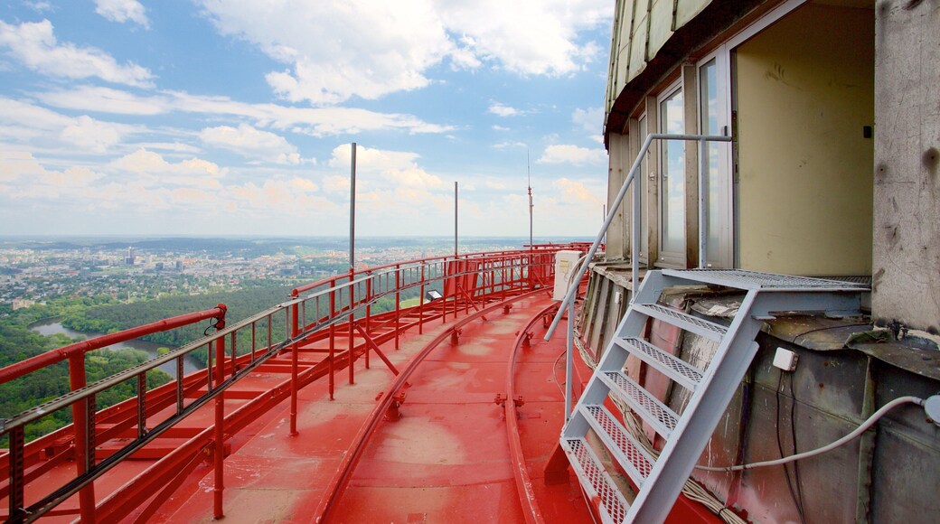 Vilnius TV Tower showing tranquil scenes and views