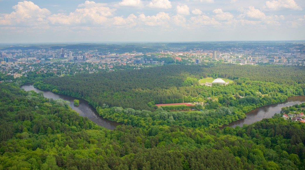 Vilnius TV Tower featuring landscape views