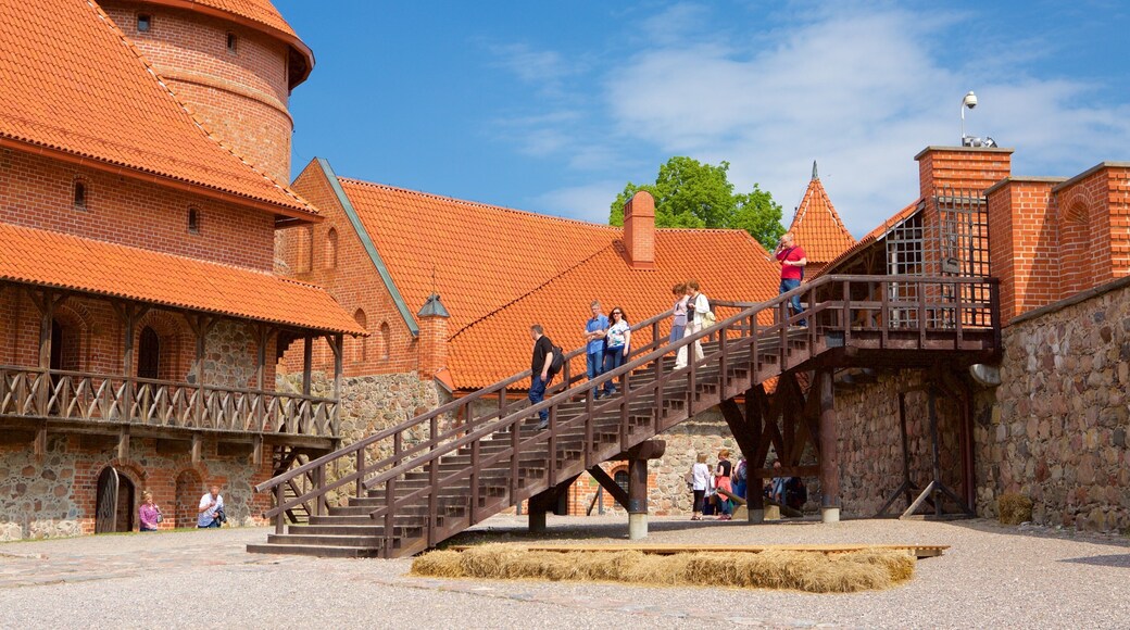 Trakai-slottet som viser palass