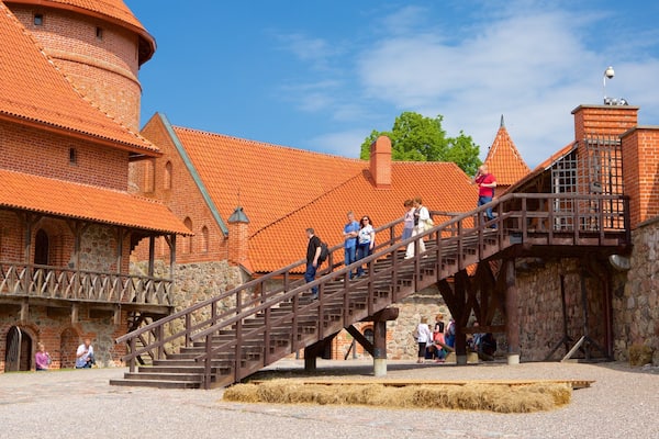 Trakai Island Castle showing a castle