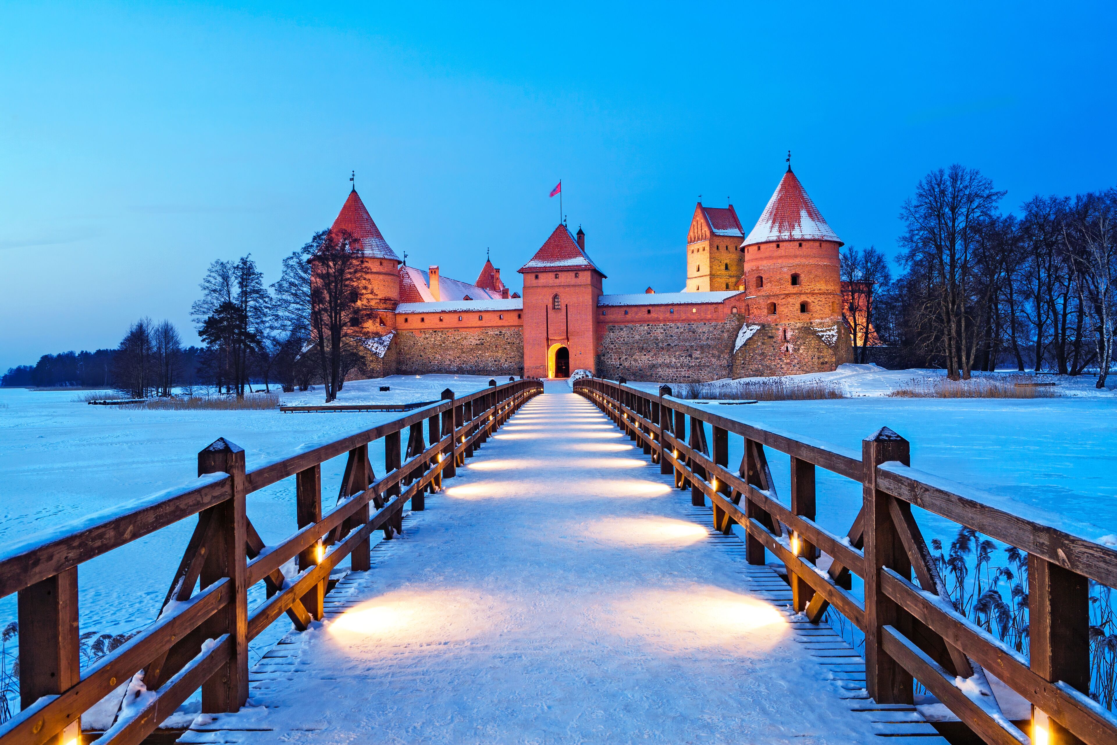 Trakai - historic city and lake resort in Lithuania