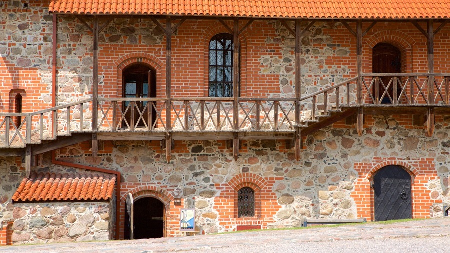 Trakai Island Castle which includes heritage elements