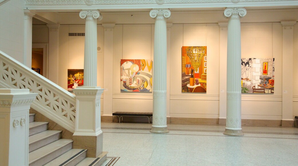New Orleans Museum of Art featuring interior views and art