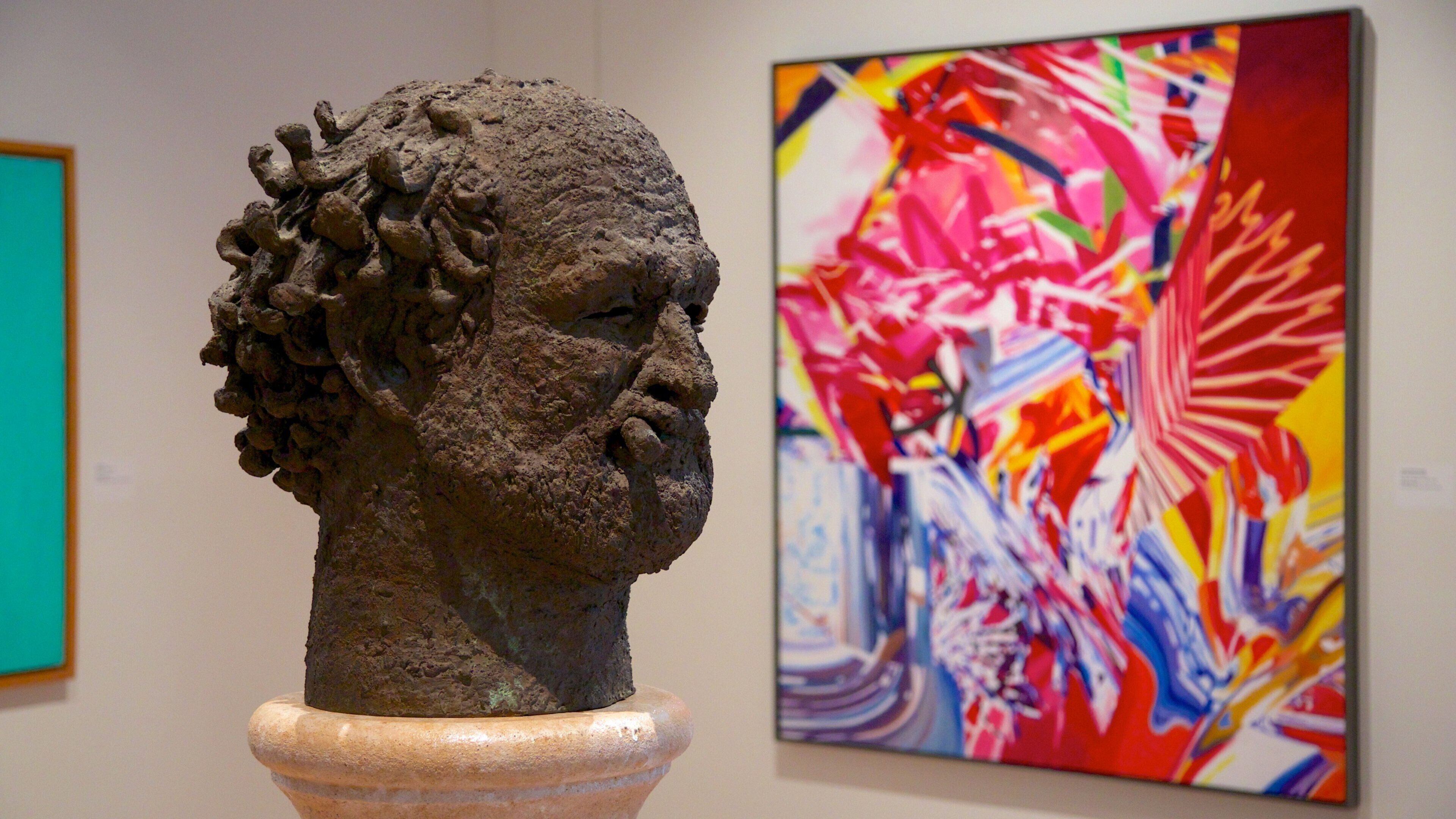 New Orleans Museum of Art featuring a statue or sculpture, art and interior views