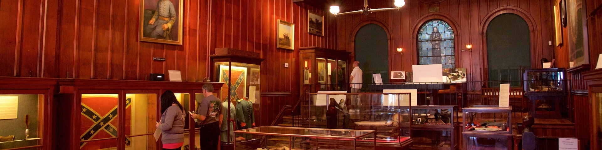 Confederate Memorial Hall Museum which includes interior views and heritage elements